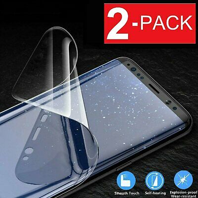 2-pack Hydrogel Screen Protector Samsung Galaxy S20 Ultra S10 S9 S8 Plus Note 20