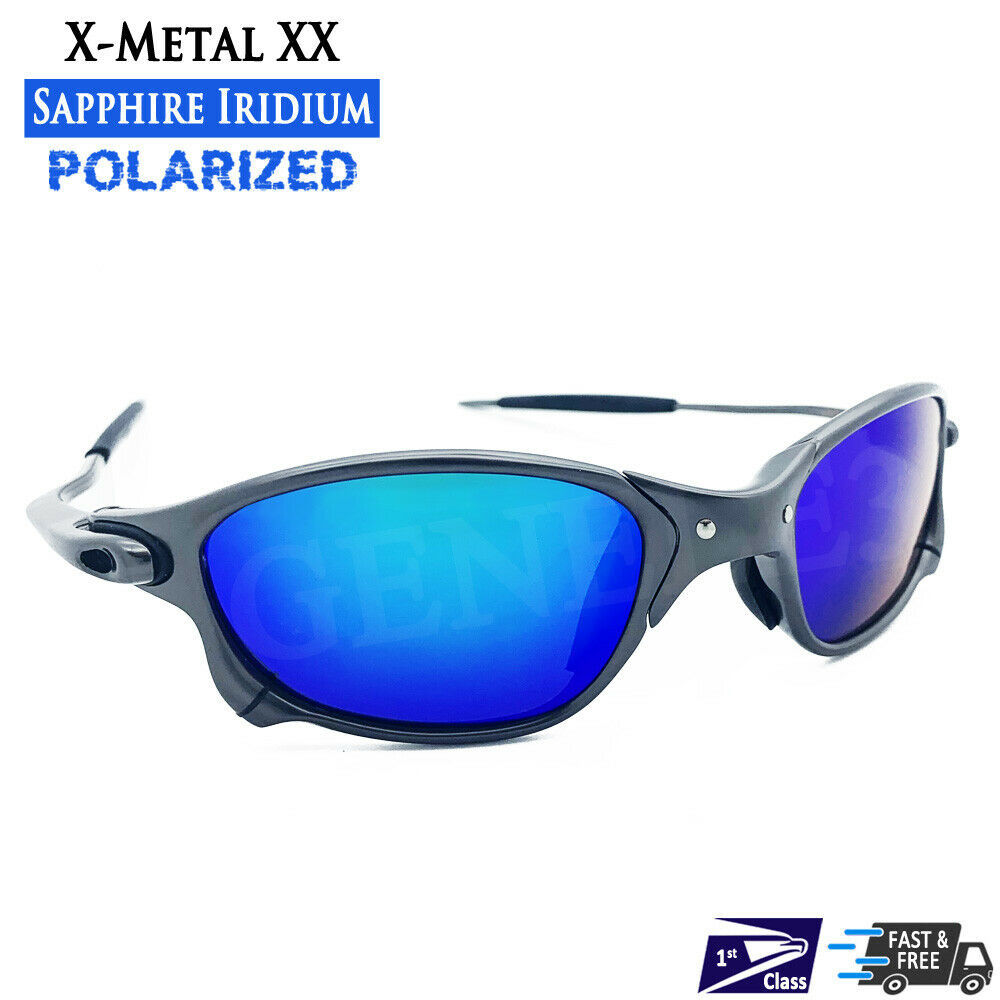 X-metal Xx Sunglasses Alloy Frames Uv400 Polarized Sapphire Iridium - Usa
