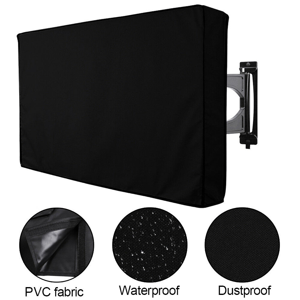 Outdoor Tv Cover Fitted Waterproof Weatherproof Television Protector 30"-65"
