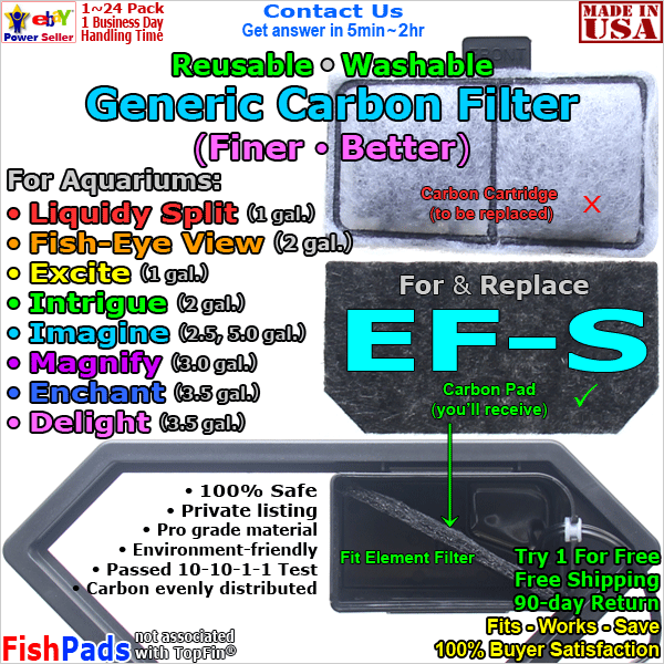 For Topfin Filter Cartridge Element Excite,imagine,enchant Ef-s Compatiblefilter