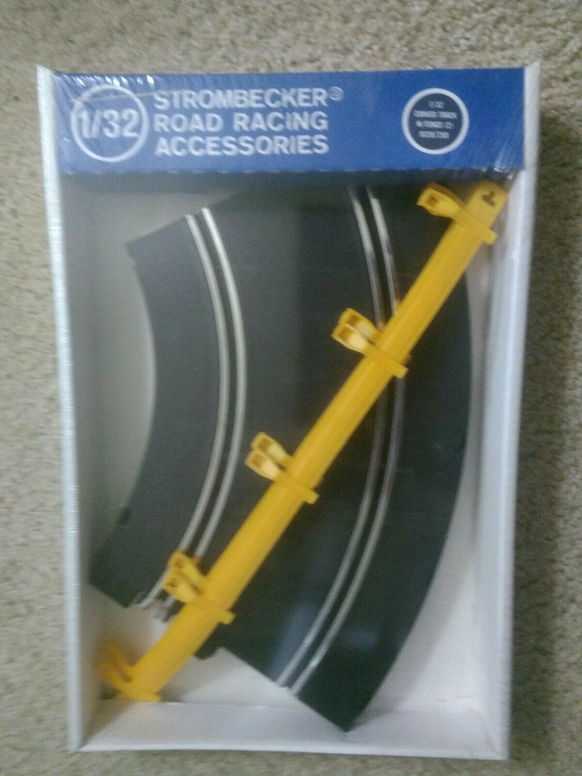 2 Ready To Race, Mint 1/32 & 1/24 Strombecker Slot Car Curve Track Stc102