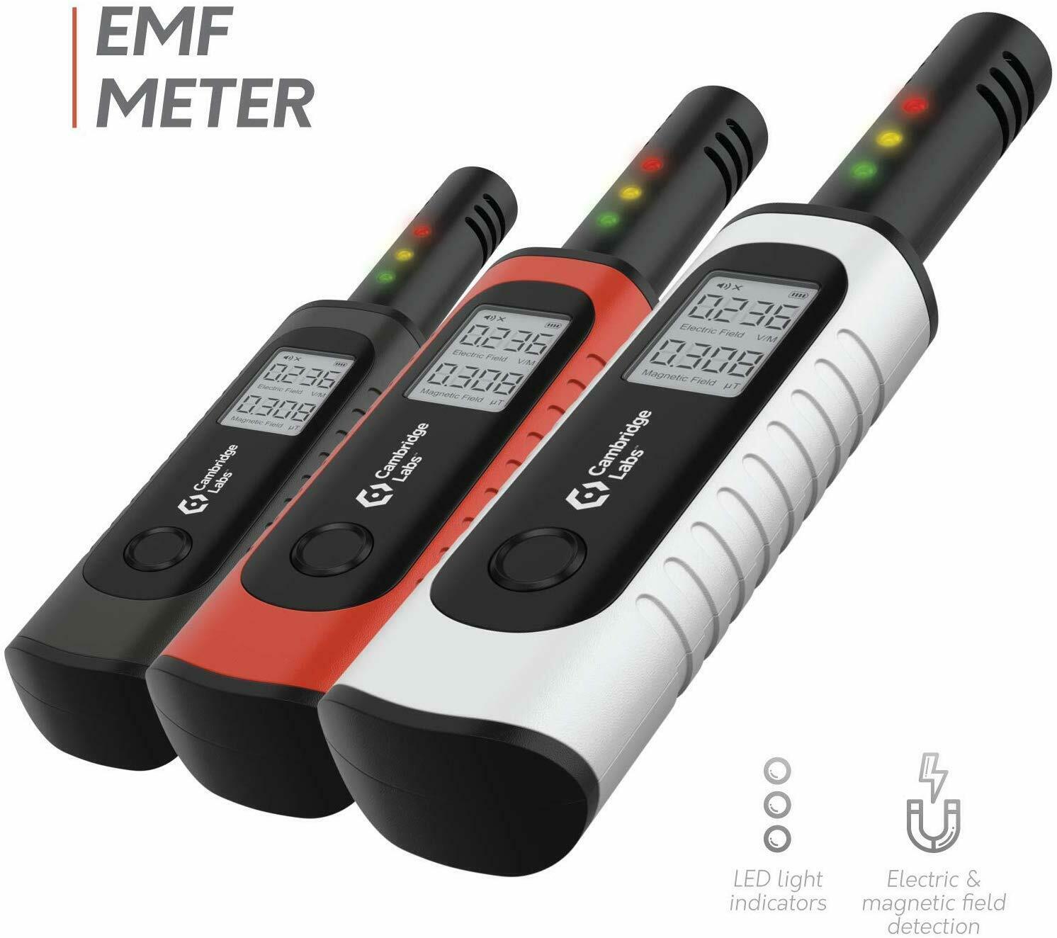Emf Meter Radiation Detector Electromagnetic Field Tester Digital Sensor Reader