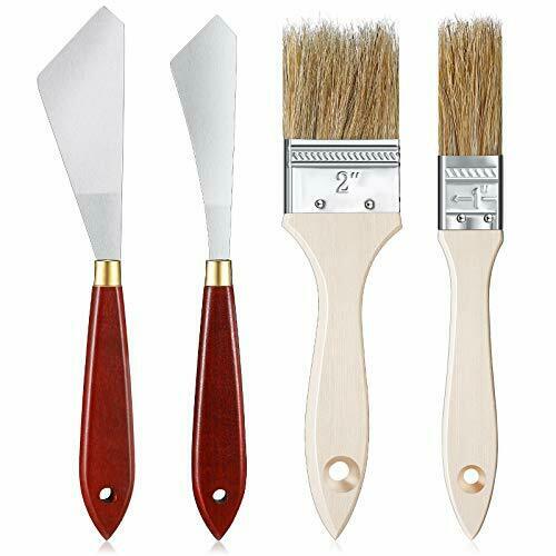 Painting Knife Set Paint Scraper Set Includes 2 Background Blender Brush 1 In...