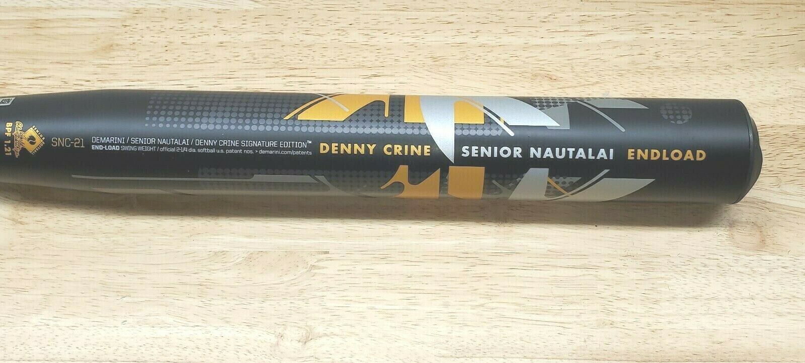 2021 Demarini Nautalai Denny Crine Endload Senior Softball Bat