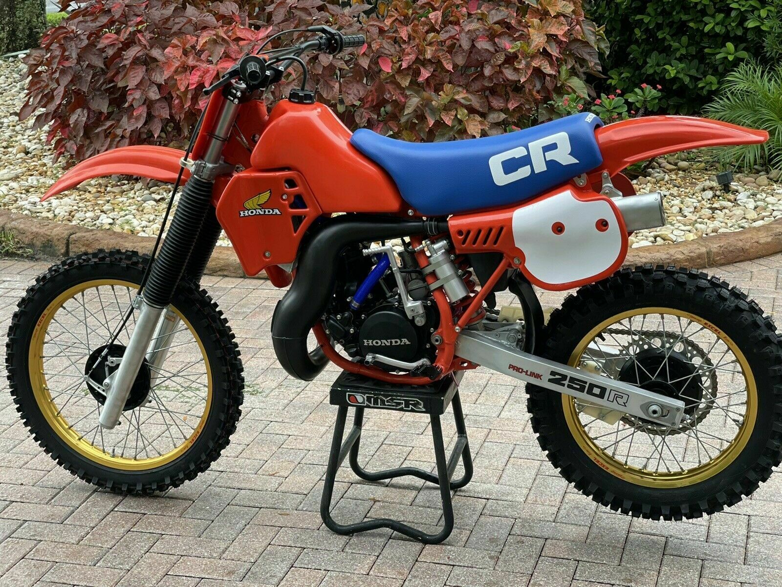 1983 Honda Cr  1983 Honda Cr250r Cr250 Cr Vintage Race Motocross Dirt Bike Motorcycle Collector