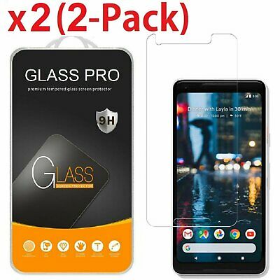 2-pack Tempered Glass Coverage Screen Protector For Google Pixel 2 / Pixel 2 Xl