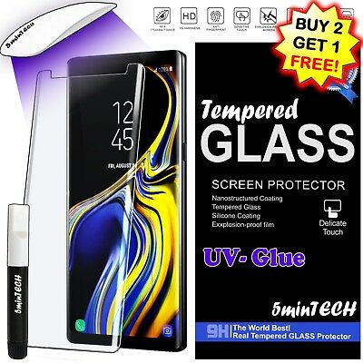 ✔ Tempered Glass Screen Protector Hd Premium For Samsung Galaxy Note 10/9/8/ Lot