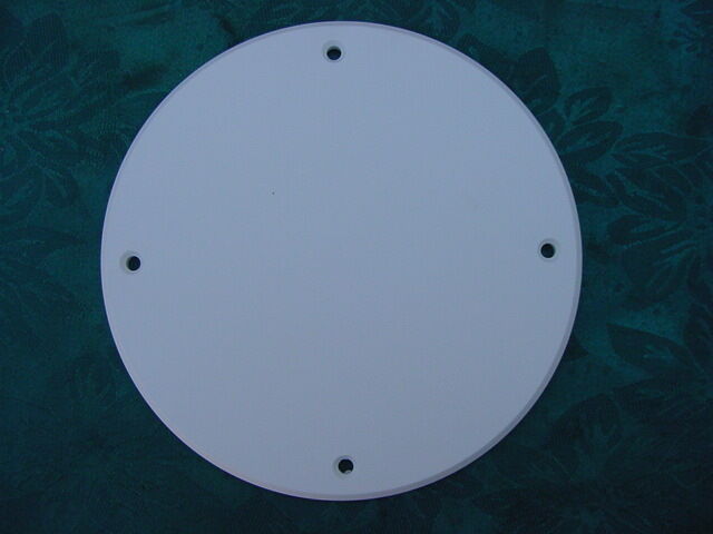 Sea Ray Inspection Access Cover Plate Arch Dash White 6-1/2" Size 1/4" Boat Head