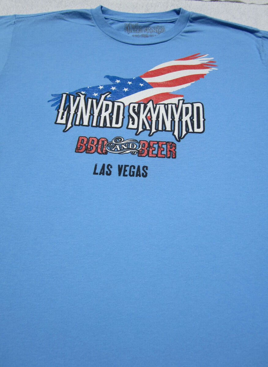 Lynyrd Skynyrd Bbq & Beer Las Vegas Large T-shirt