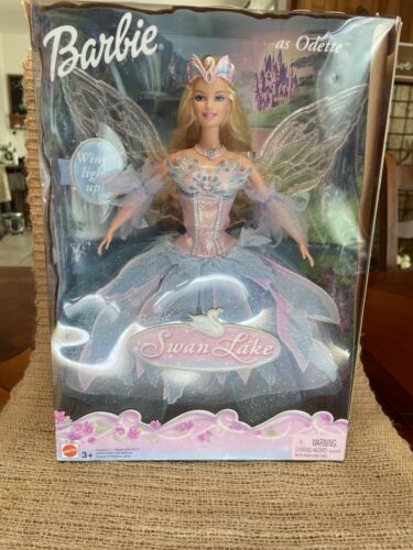 2003 Mattel Swan Lake Barbie Doll As Odette With Light Up Wings..new In The Box!