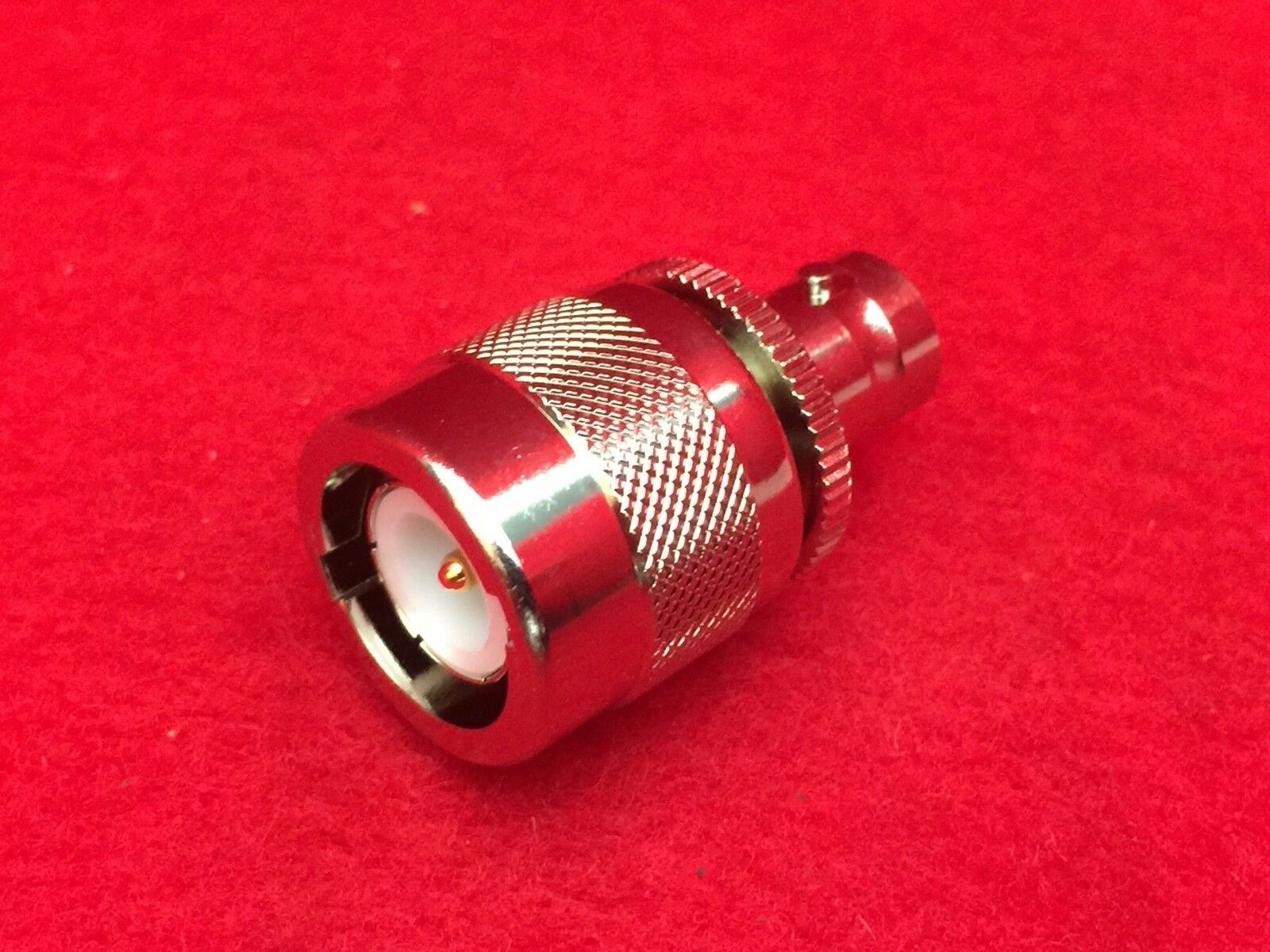 Bnc Female To C Male Ludlum Ug-636a/u Coaxial Connector Adapter Collins R-390a