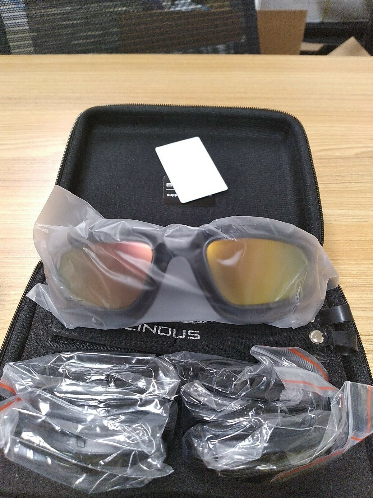 Belinous Safety Glasses Polarized Motorcycle Riding Glasses Goggles Sunglasse...