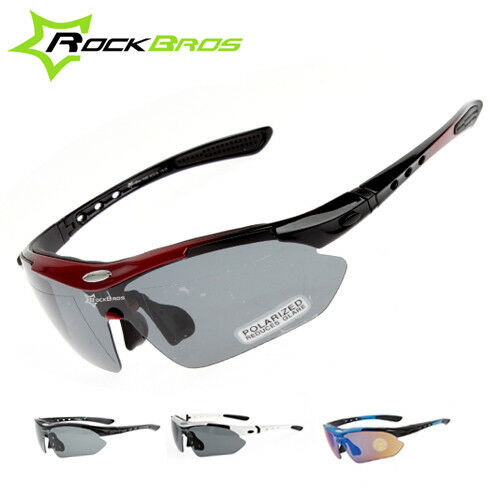 Rockbros Polarized Cycling Sunglasses Bike Goggles Eyewear Sport Glasses Uv400