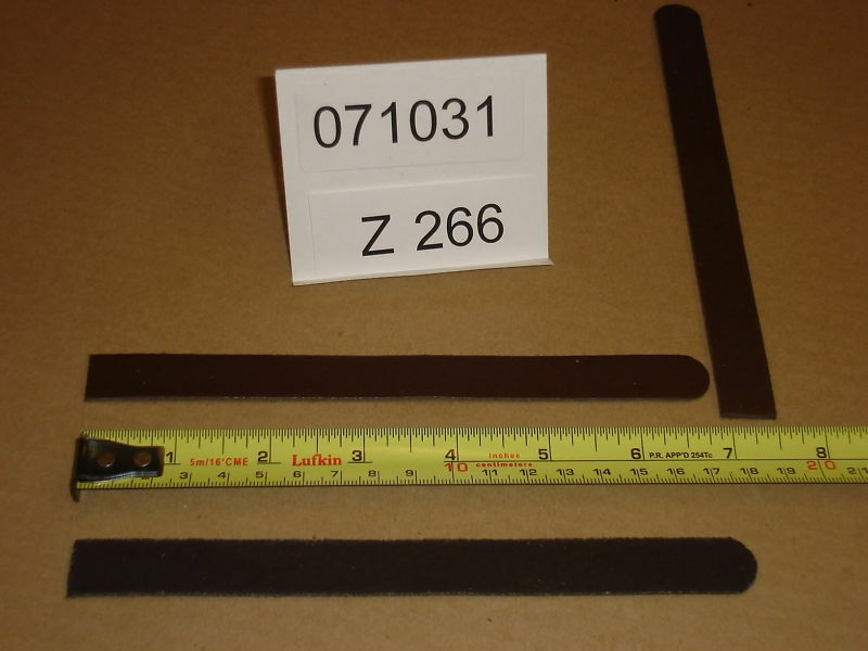 1100 - Leather Split Strap "dk Brown" 5/8" X 7" - Z266