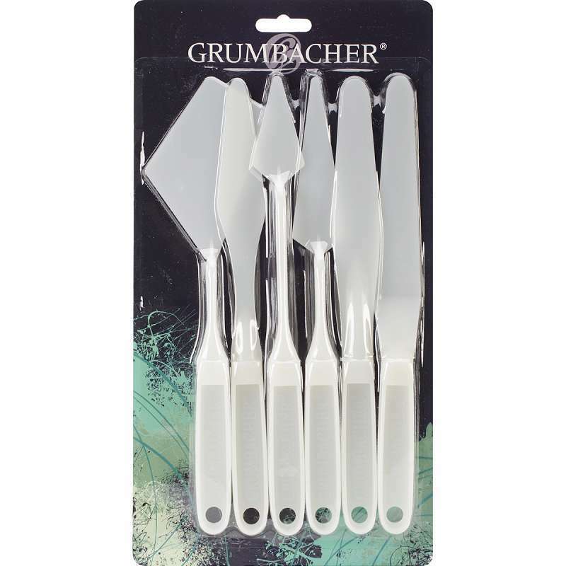 Grumbacher Palette Knives 6/pkg  014173369086