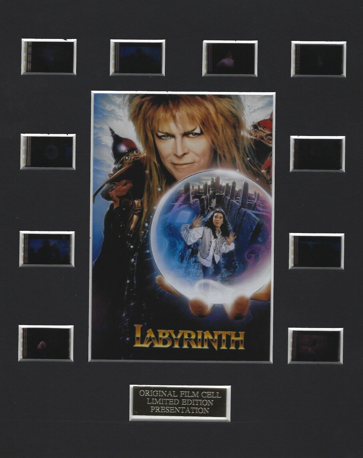 Labyrinth (1986) Authentic 35mm Movie Film Cell 8x10 Matted Display - W/coa