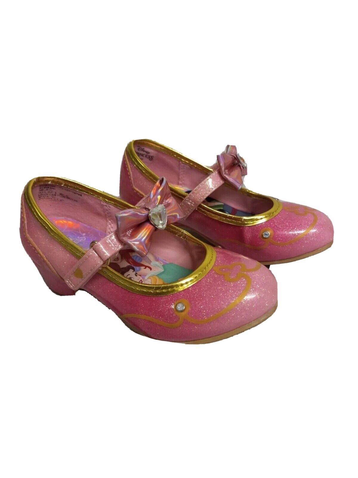 Disney Princess Pink Toddler Girls Shoes Heels Size 9 Dress Up