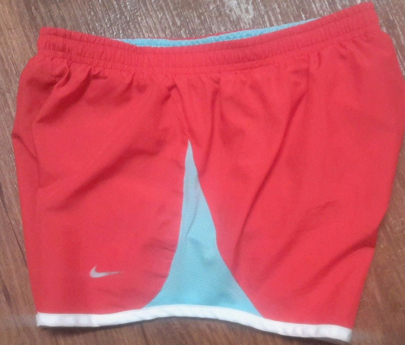Nike Fit Dry 5k Tempo Running Shorts Red Blue Athletic Workout Xs Xsmall 573728