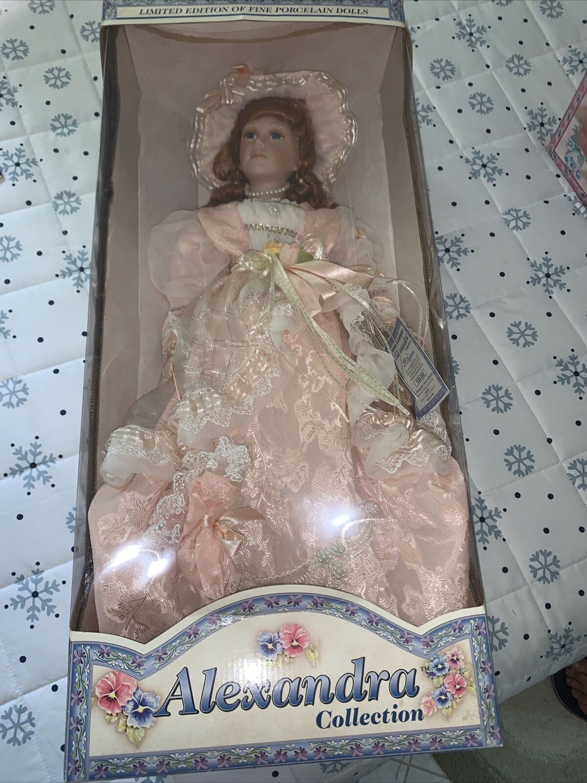 Limited Edition Of Fine Porcelain Dolls By Alexandra Hollylane Coa 9079 In Box