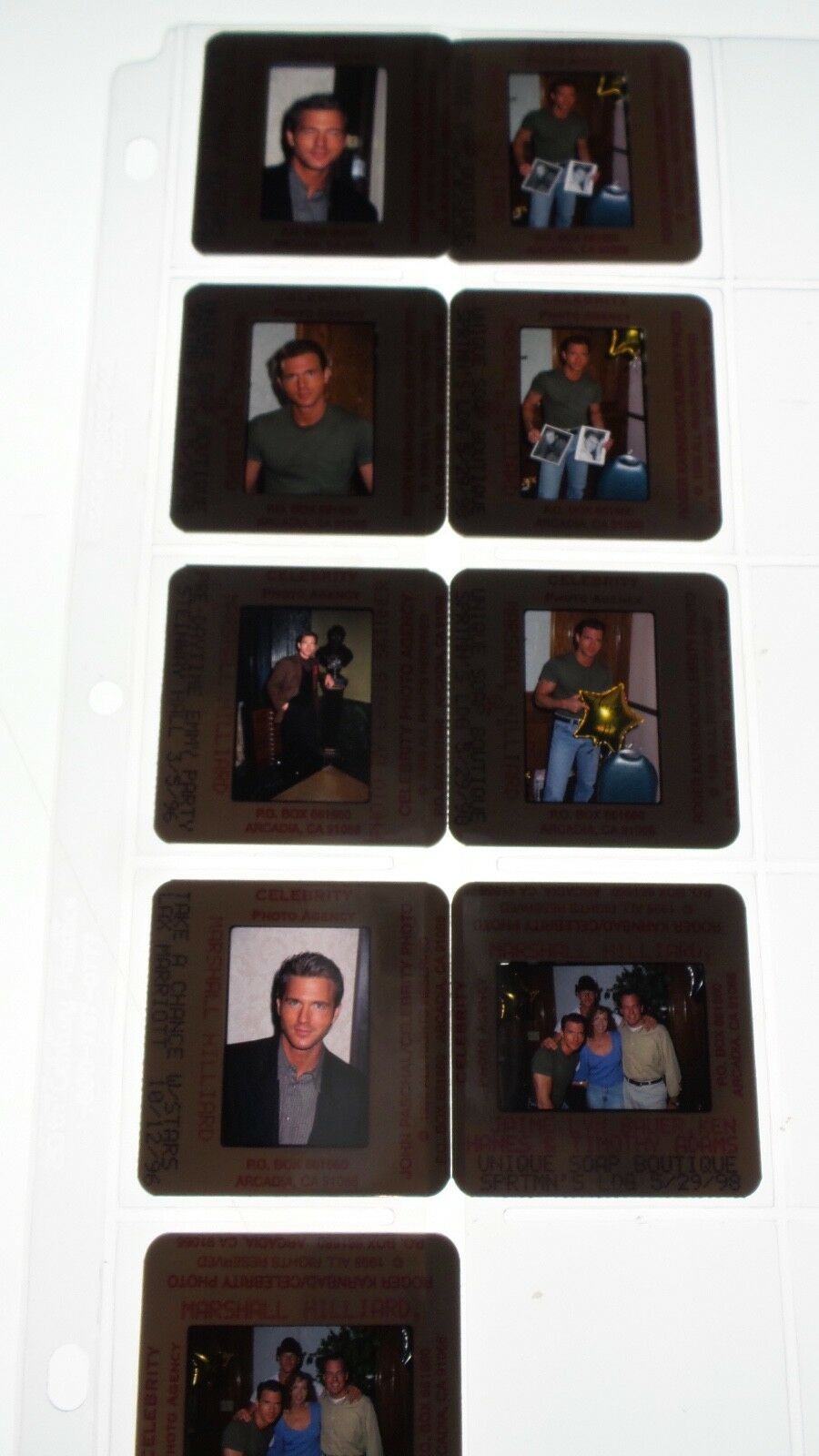Marshall Hilliard  Sexy Vintage Lot Of 35mm Slide Transparency Photo #
