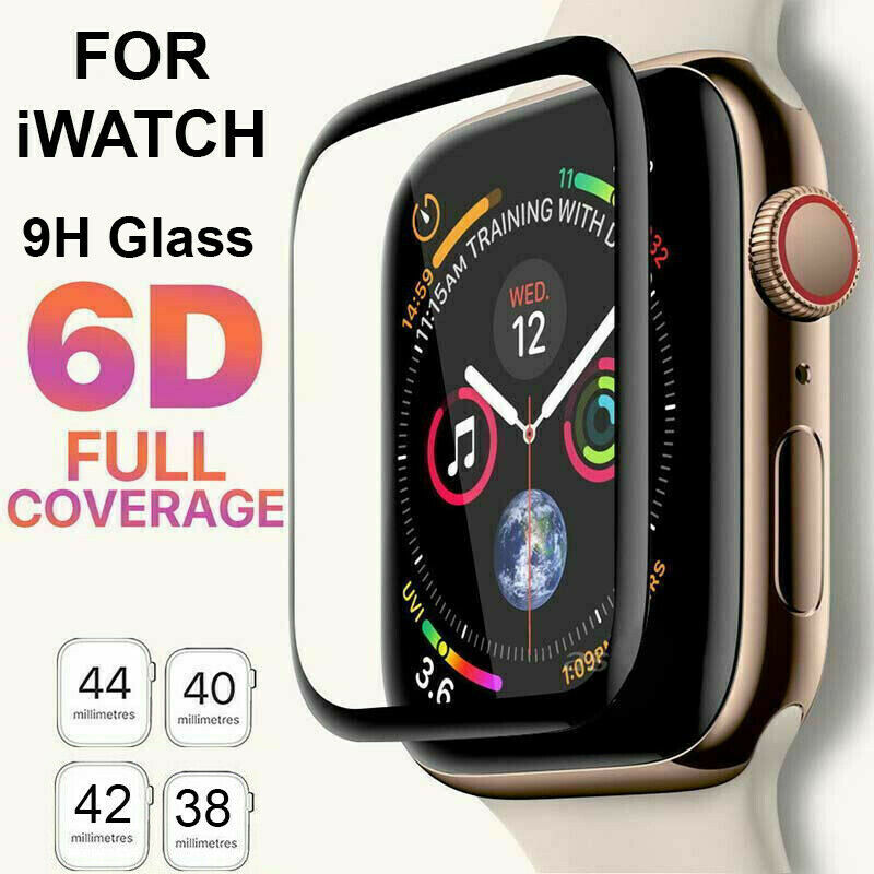 Tempered Glass Screen Protector For Apple Watch Iwatch 6 5 4 3 Se 38/40/42/44 Mm