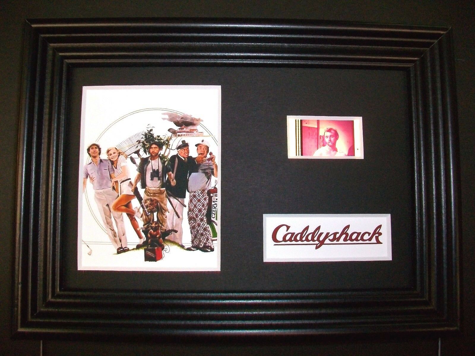 Caddyshack Framed Movie Film Cell Memorabilia Compliments Poster Dvd Book