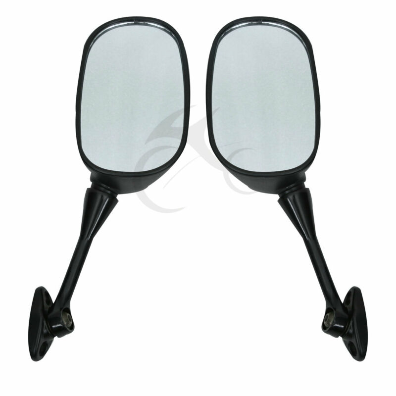 Pair Black Rear View Mirrors For Honda Cbr 600rr 2003-2019 Cbr1000rr 2004-2007