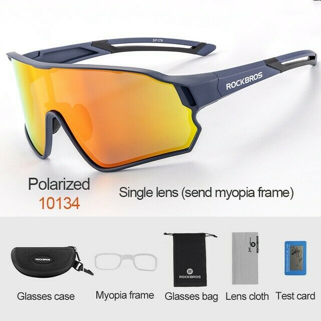 Rockbros Cycling Polarized Sunglasses Bicycle Outdoor Sports Eyewear Glasses