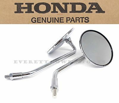 Honda Mirror Set Cl90 Ct90 Cb100 Cl100 Cl125 Cb125 Oem Left Right (see Notes)b62