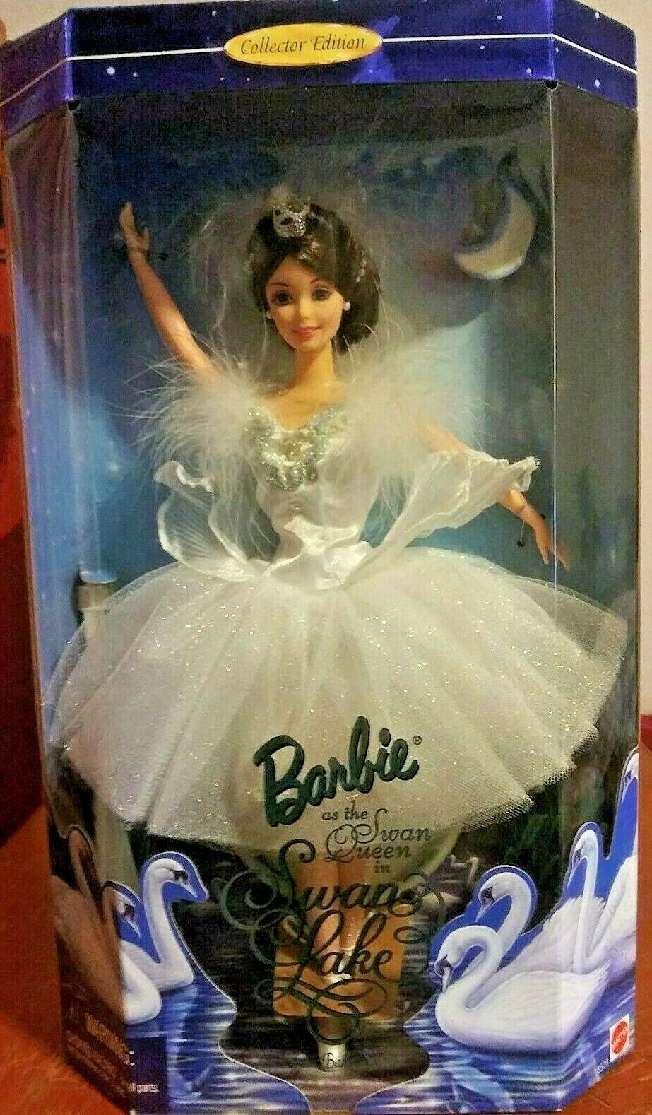 1997 Swan Lake Queen Barbie Doll Nrfb 18589 Classic Ballet Series By Mattel