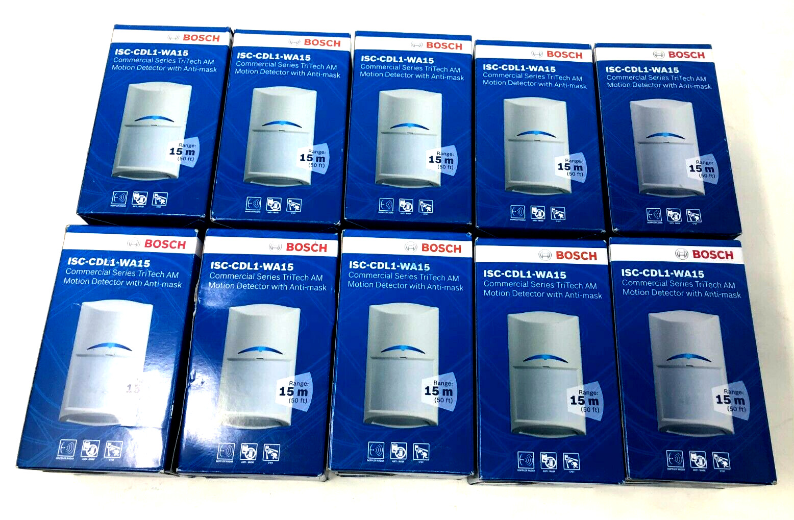 Bosch Isc-dsl1-w15 Commercial Series Motion Detector For Alarm (qty Of 10)