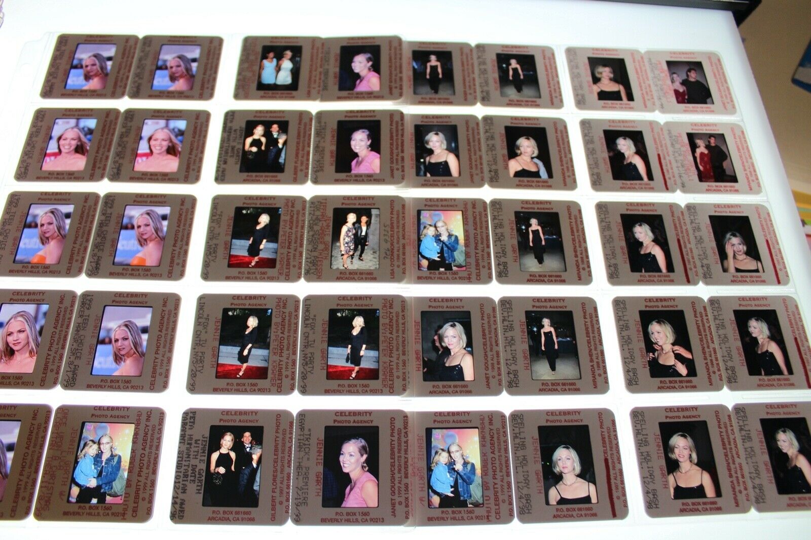 Jennie Garth  Vintage Lot Of 35mm Slide Transparency Photo #33