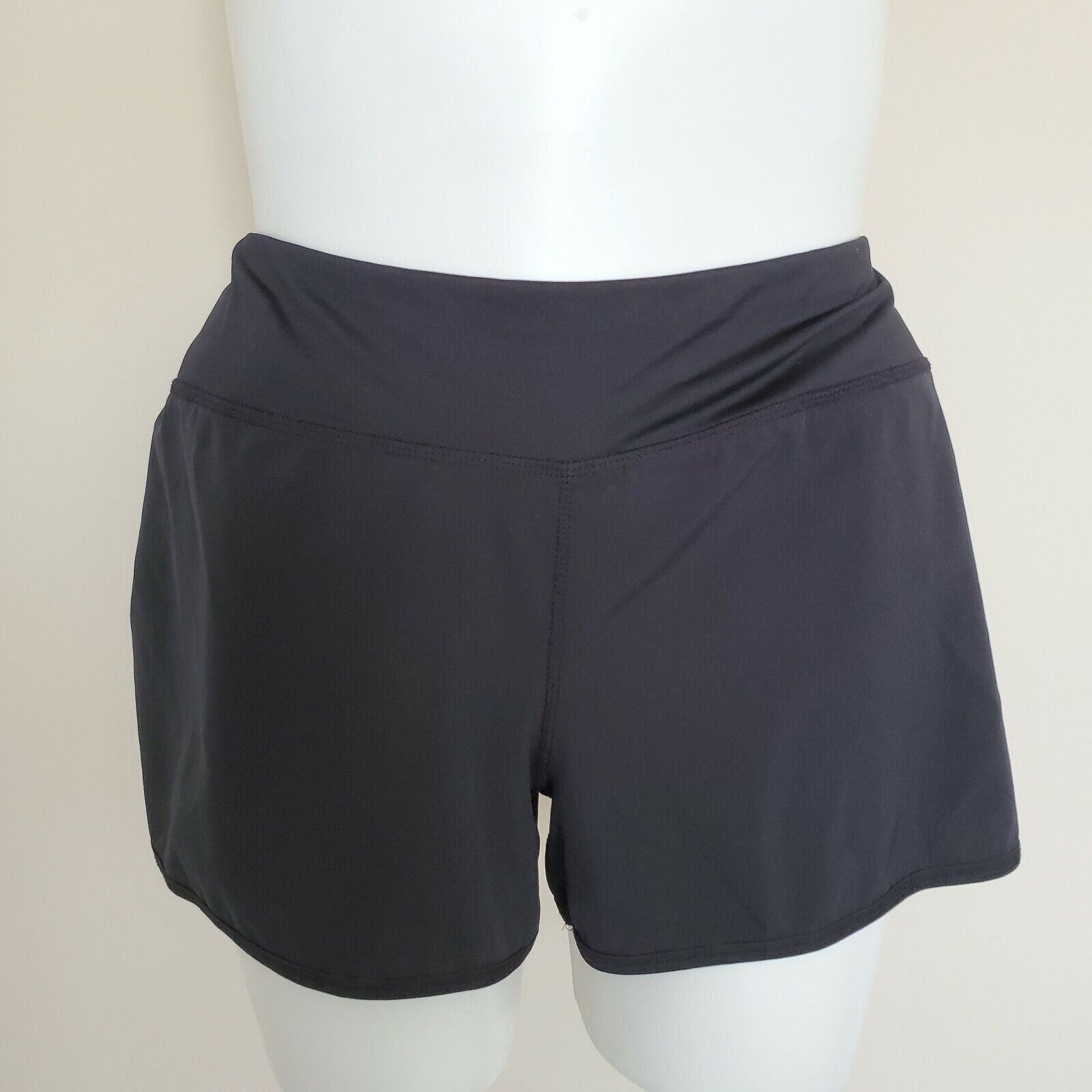 Idealogy Women's Lined Running Shorts Size Xxl Black Activewear Jogging Sport 2x