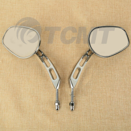 Rear View Mirrors For Harley Touring Road King Sportster Xl Softail Fatboy Dyna