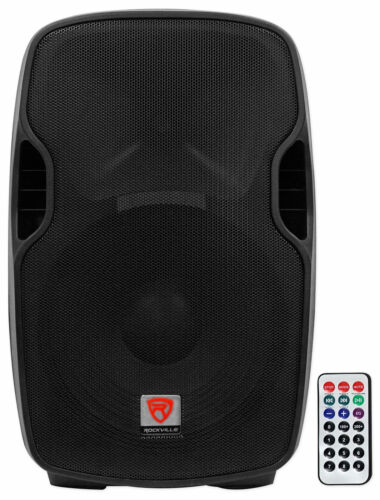 Rockville Bpa15 15" Professional Powered Active 800w Dj Pa Speaker W Bluetooth