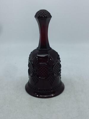 Ruby Cranberry Glass Bell