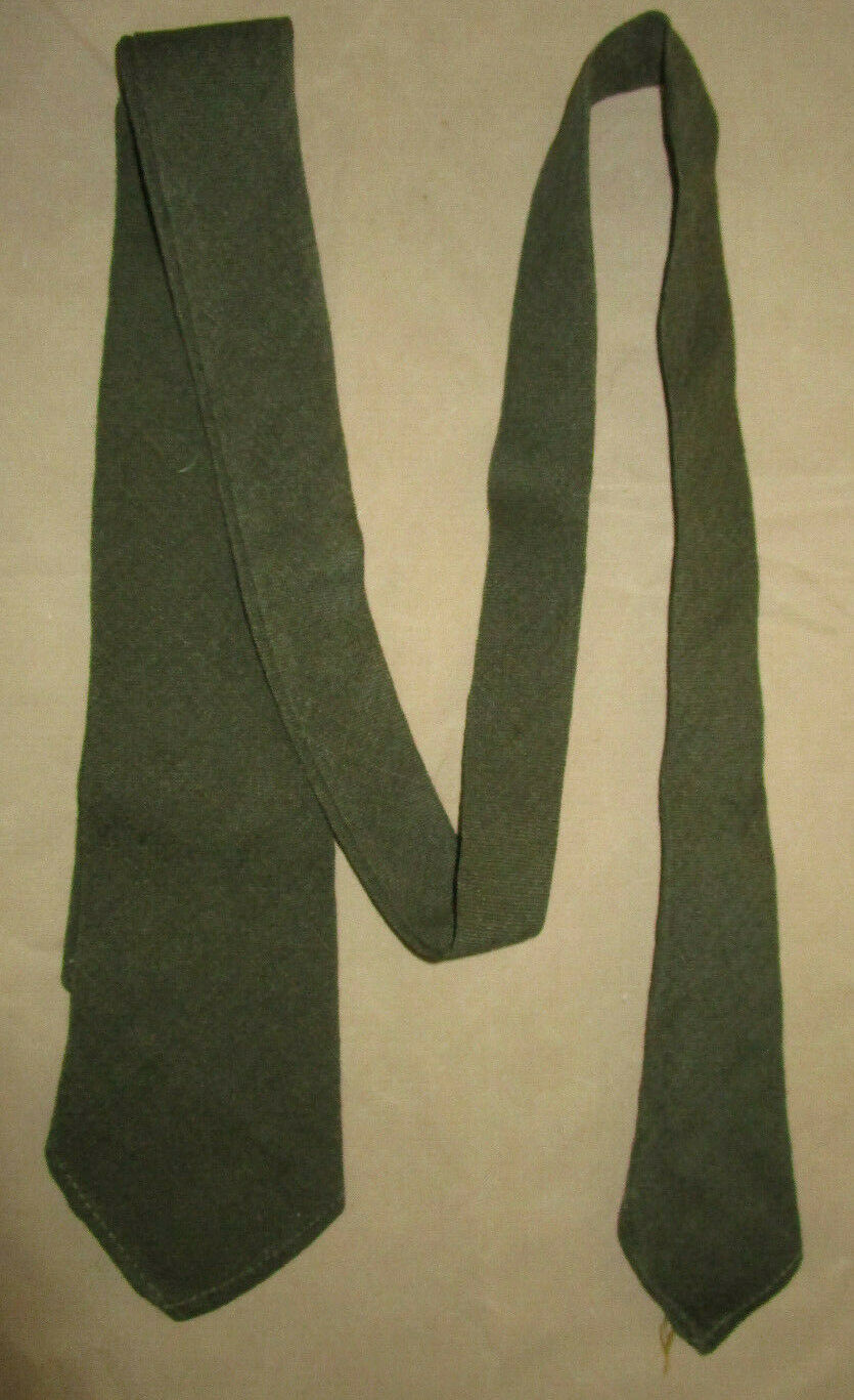 Reproduction Wwii Us Army Olive Drab Officers Uniform Tie