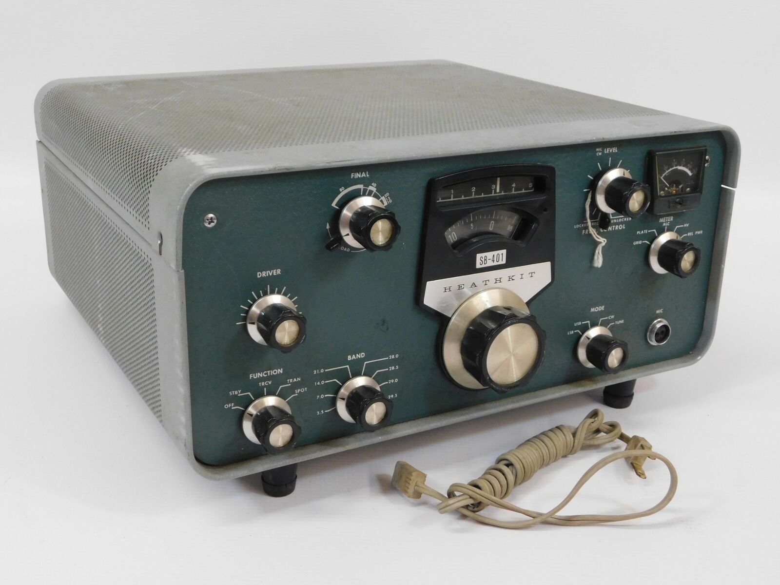 Heathkit Sb-401 Ham Radio Transmitter W/ Filter (untested, For Restoration)