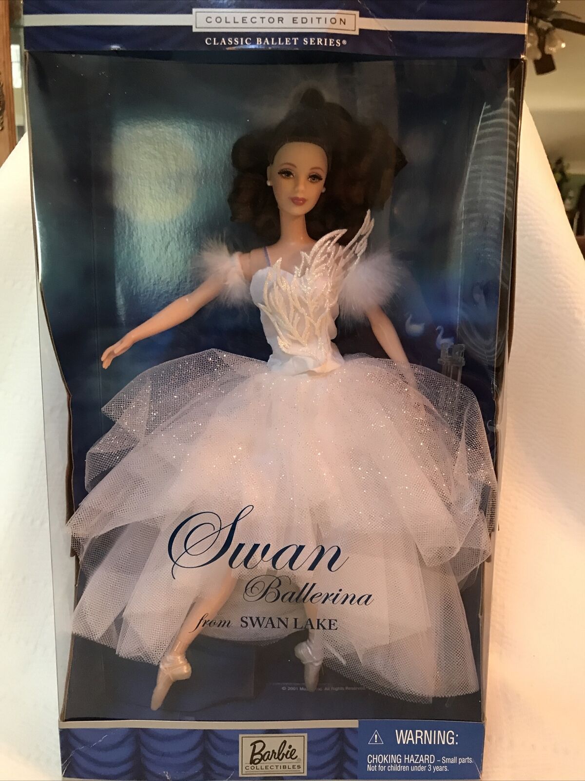 2001 Barbie Collector Edition Classic Ballet Swan Ballerina Swan Lake # 53867