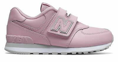 New Balance Kid's 574 Hook And Loop Big Kids Female Shoes Pink