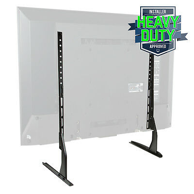 Modern Tabletop Tv Stand - Universal Base Replacement - 24-65" Screens