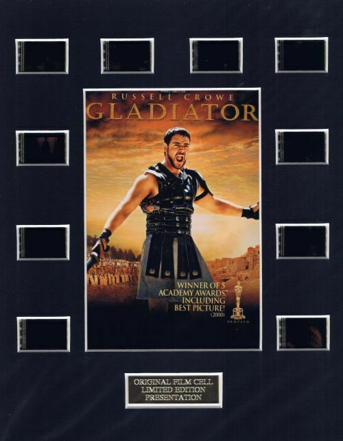 Gladiator (2000) Authentic 35mm Movie Film Cell 8x10 Matted Display - W/coa
