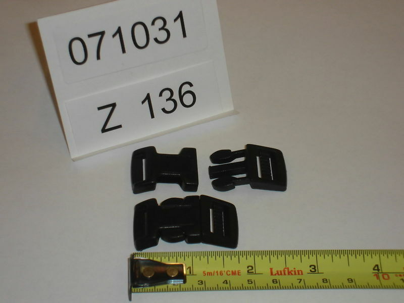 1000 Pair - 5/8" Side Release Plastic Buckles New -z136