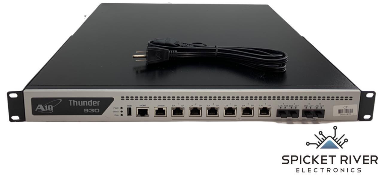 New - A10 Networks Thunder 930 Application Delivery Controller Load Balancer