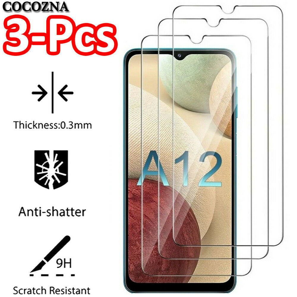 For Samsung A72 A52 A32 A12 A71 A51 A21s A70 A50 Tempered Glass Screen Protector