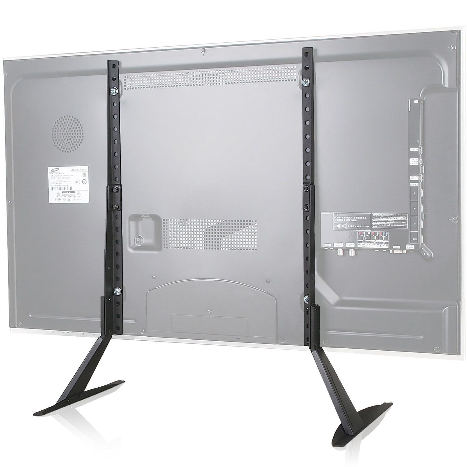 Wali Universal Lcd Flat Screen Tv Table Top Stand / Base Fits 22" To 65" Tvs001